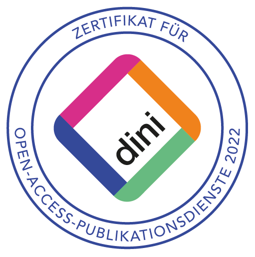 Siegel des DINI-Zertifikats 2022 DINI Logo